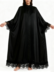 Advanced OEM Abaya workflow featuring precision cutting and industrial sewing techniques - Oharry-Your Trusted Custom Manufacturer for Middle Eastern Fashion Advanced OEM Abaya workflow featuring precision cutting and industrial sewing techniques