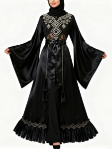 OEM cost control example explaining Abaya manufacturing cost breakdown, hidden fees, and how to optimize wholesale production budgets - Oharry-Your Trusted Custom Manufacturer for Middle Eastern Fashion Abaya manufacturing cost analysis in OEM production, showing fabric selection, labor process, and transparent pricing control