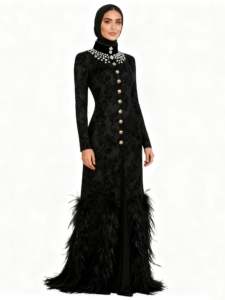 Custom Abaya packaging design with branded dust bags and boxes - Oharry-Your Trusted Custom Manufacturer for Middle Eastern Fashion Custom Abaya packaging design with branded dust bags and boxes