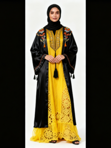 Custom branded packaging and hangtags for luxury private label Abaya startups - Oharry-Your Trusted Custom Manufacturer for Middle Eastern Fashion Custom branded packaging and hangtags for luxury private label Abaya startups